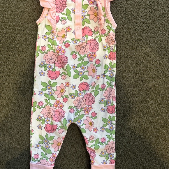 Monica + Andy sleeveless romper and headband 9-12 months - Picture 2 of 4